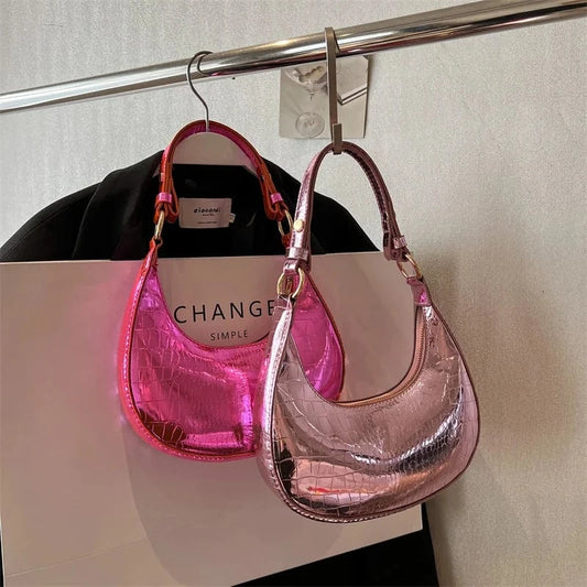 Wholesale Fashion PU Leather Women Chains Handbag Golden Color Chain Shoulder Bag Lady Purse Crossbody Messenger Bag