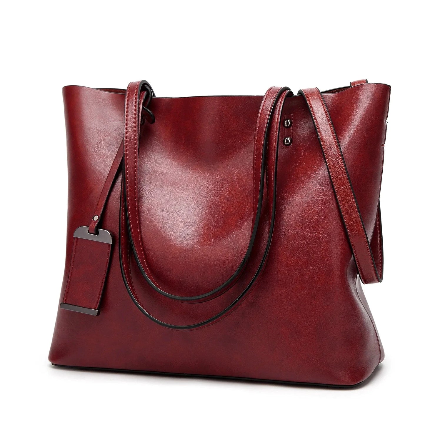Wholesale High Quality Fashion Pink PU leather Totebag Large Capacity Handle Shoulder Bag For Women