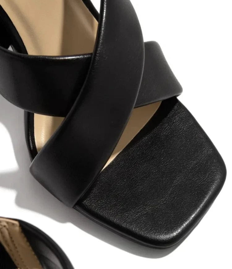 Wholesale Large Women's High-heeled Sandals With Thin Heels Sandals womens heels shoes high quality