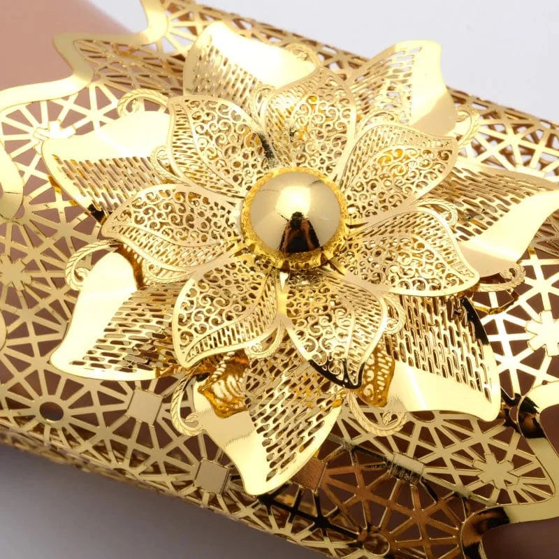Wholesale Luxury Sets Hawaiian Indian Wedding Designers Charms For Bangles Bracelet Bangle And Ring Gold Plated