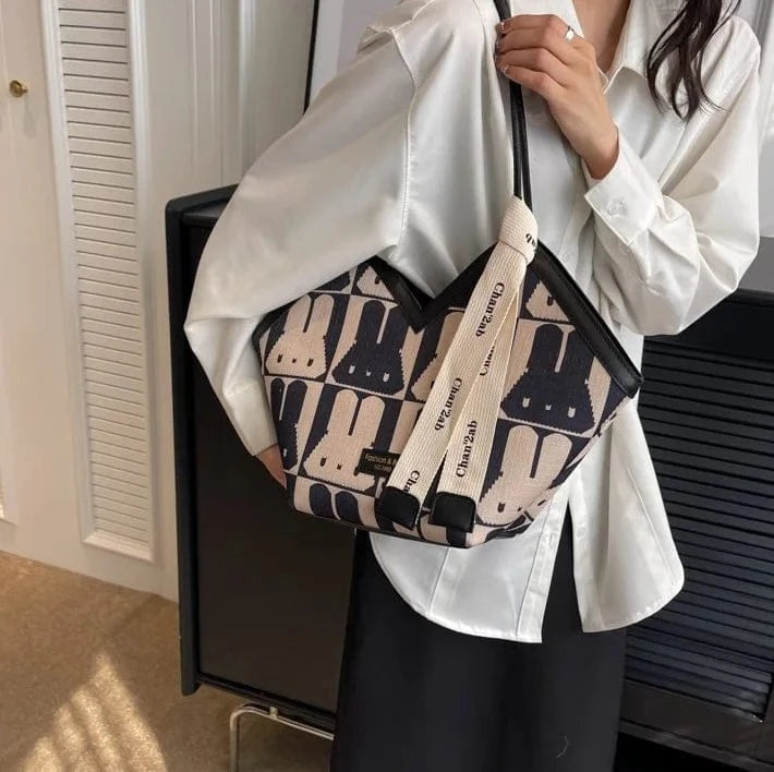 Wholesale New Fashion Cute Pattern Handbags 2023 Lady Tote Casual Bags Lady Design Purses for Women