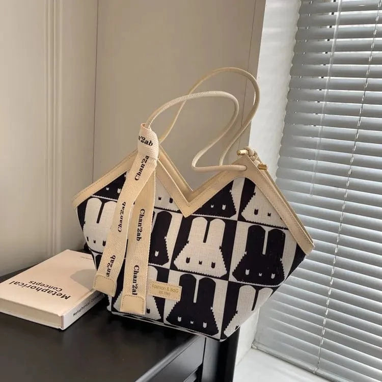 Wholesale New Fashion Cute Pattern Handbags 2023 Lady Tote Casual Bags Lady Design Purses for Women