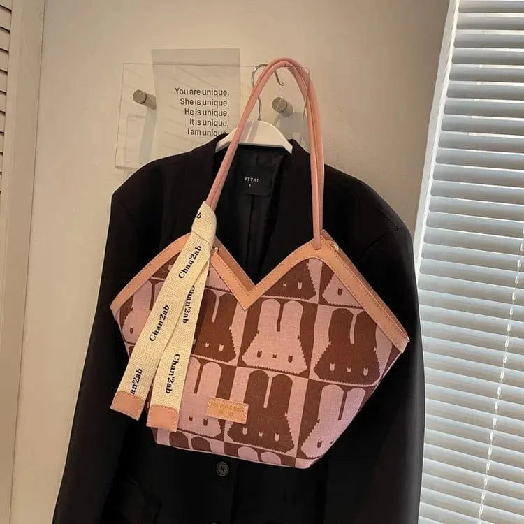 Wholesale New Fashion Cute Pattern Handbags 2023 Lady Tote Casual Bags Lady Design Purses for Women