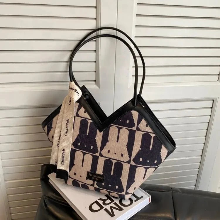 Wholesale New Fashion Cute Pattern Handbags 2023 Lady Tote Casual Bags Lady Design Purses for Women