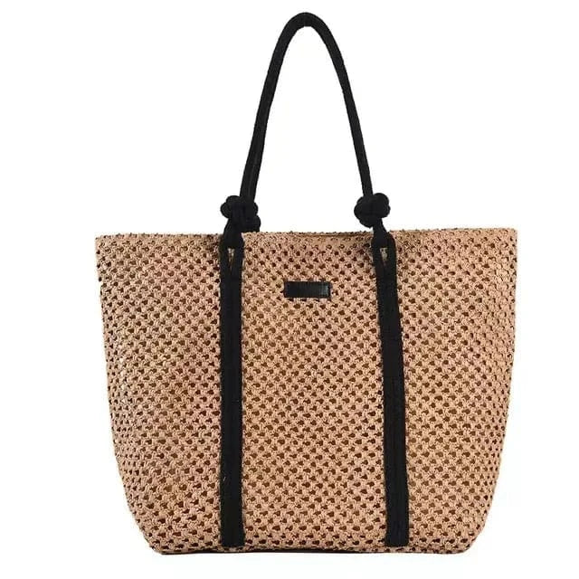 Wholesale New Fashion Straw Handbags Tote Bag lady beach bags lady design woven purses for women