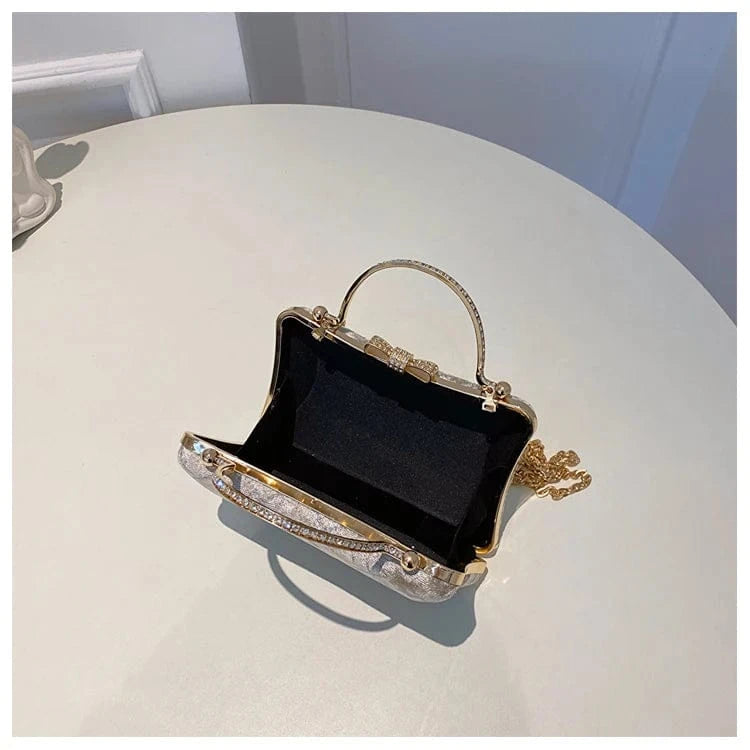 Wholesale New Fashion Velvet Ladies Box Bags Handbag Shoulder Crossbody Luxury Women Hand Dinner Bags For Party