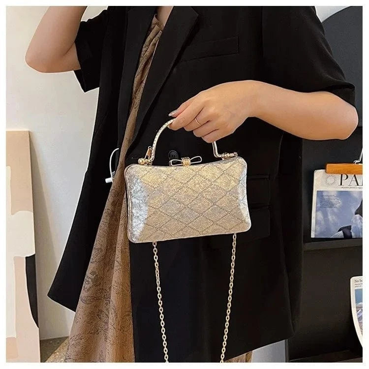 Wholesale New Fashion Velvet Ladies Box Bags Handbag Shoulder Crossbody Luxury Women Hand Dinner Bags For Party