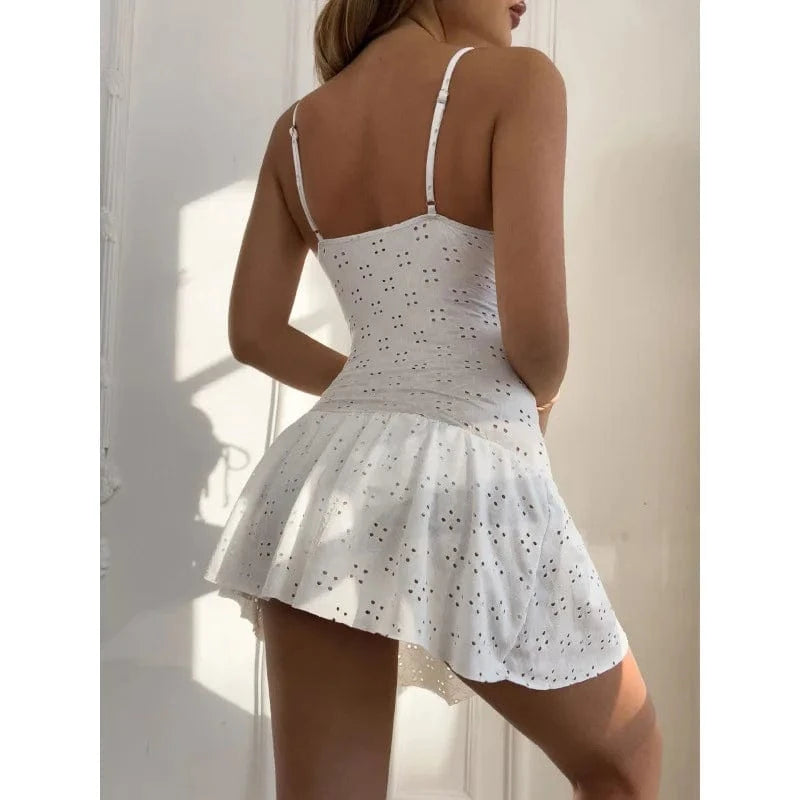 Wholesale new styles beach dress one-piece hollow out bandage bodysuit swimwear custom LOGO and swimsuits