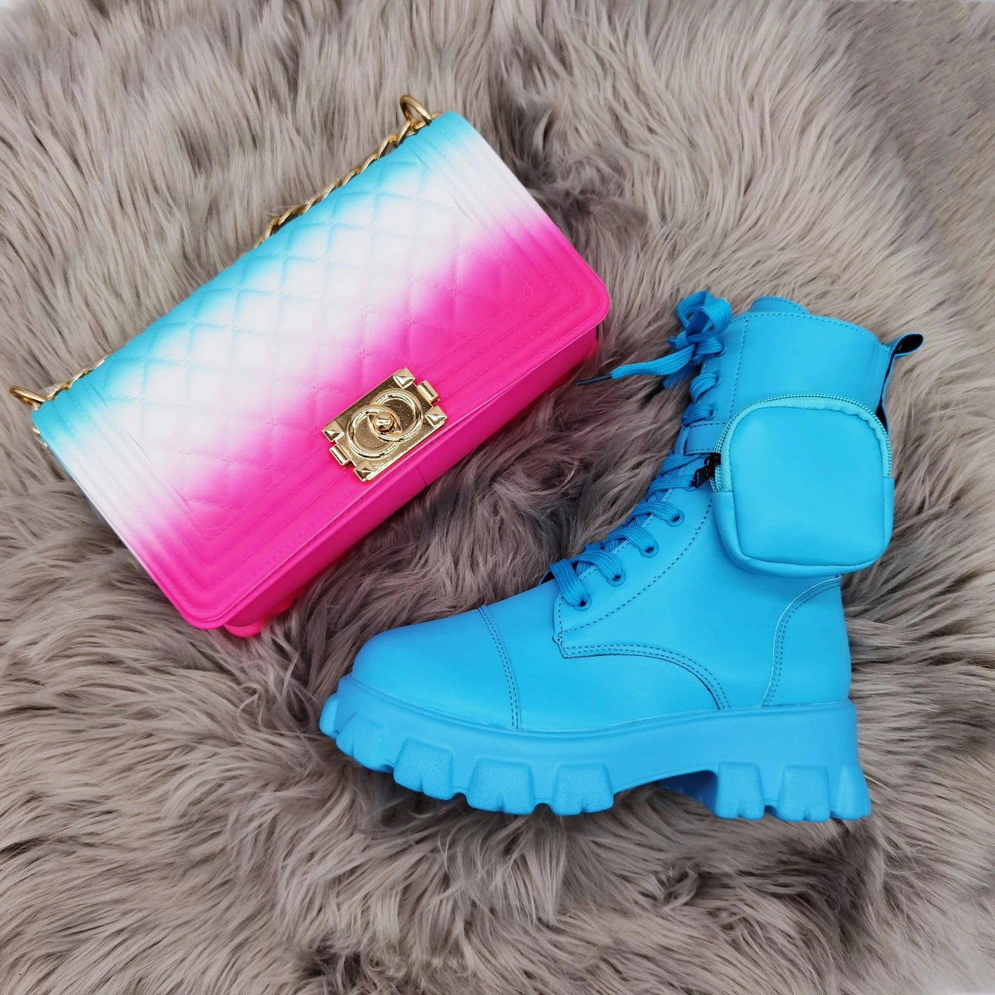 Wholesale New stylist bandana hand bags Lady Fashion Boots with Thin High Heel women boots