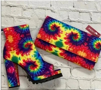 Wholesale New stylist bandana hand bags Lady Fashion Boots with Thin High Heel women boots