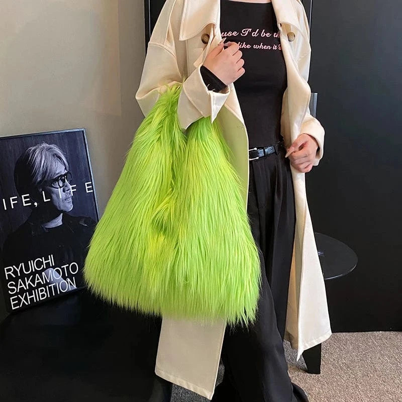 Wholesale New Winter Fashion Handbags 2024 Lady Velvet Tote Bags Lady Design Purses For Females