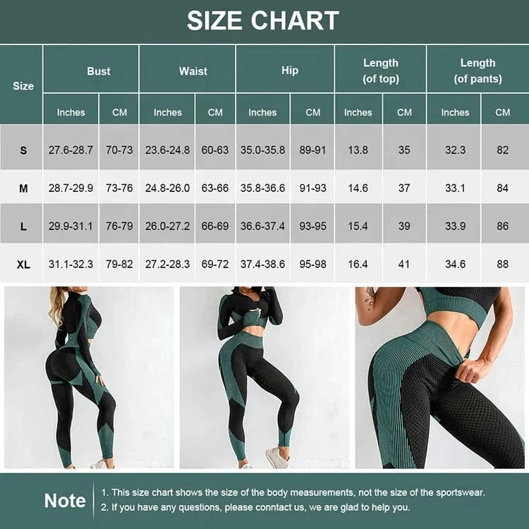 Wholesale Plus Size Gym Clothes Seamless Yoga Suit Workout 3 Piece Exercise Active Wear Long Sleeve Yoga Sets Fitness Women
