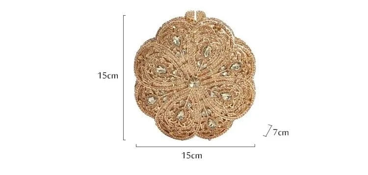 Wholesale Price 2024 Flower Clutch Bag Wedding Purse Luxury Evening Crystal Party Stone Ladies Clutches Bag for Women