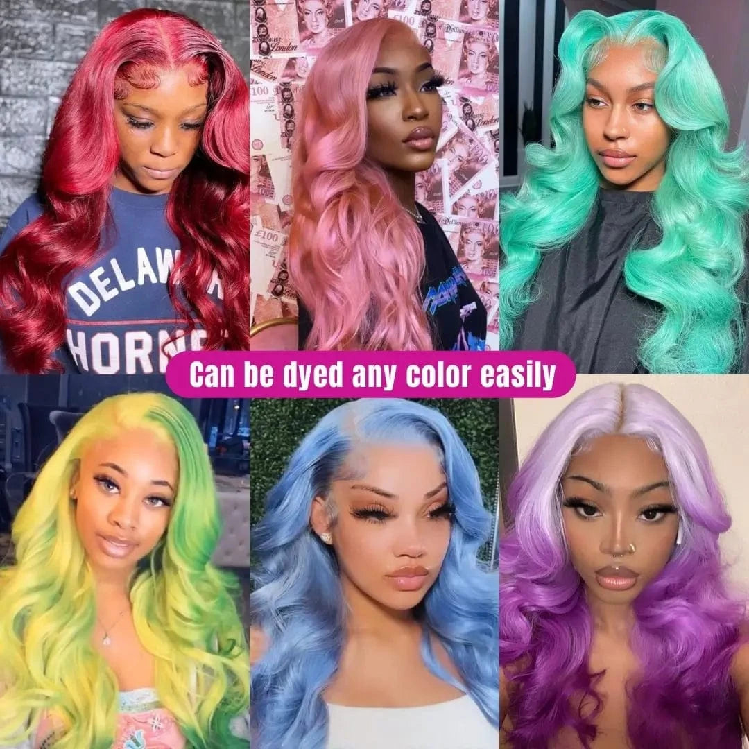 Wholesale raw natural human hair 13*6 lace front wig hd lace, 13*4 hd transparent brazilian human hair lace front wig