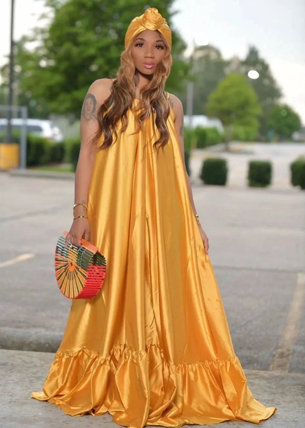 Wholesale summer sexy spaghetti strap maxi dress spring a-line casual sun dresses women clothing