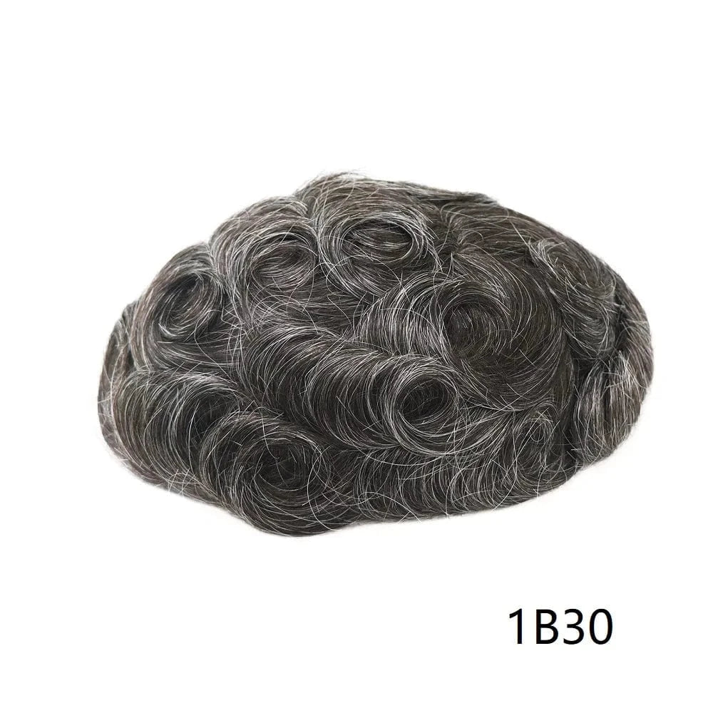 Wholesale Various Colors Sizes Front Lace Natural Indian Hair Toupee Man Pu Cap Hair Capillary Prosthesis For Men