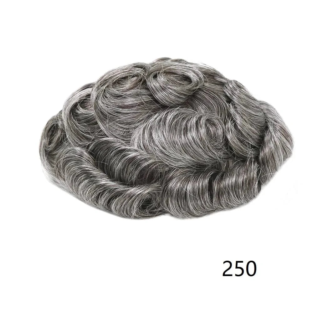 Wholesale Various Colors Sizes Front Lace Natural Indian Hair Toupee Man Pu Cap Hair Capillary Prosthesis For Men