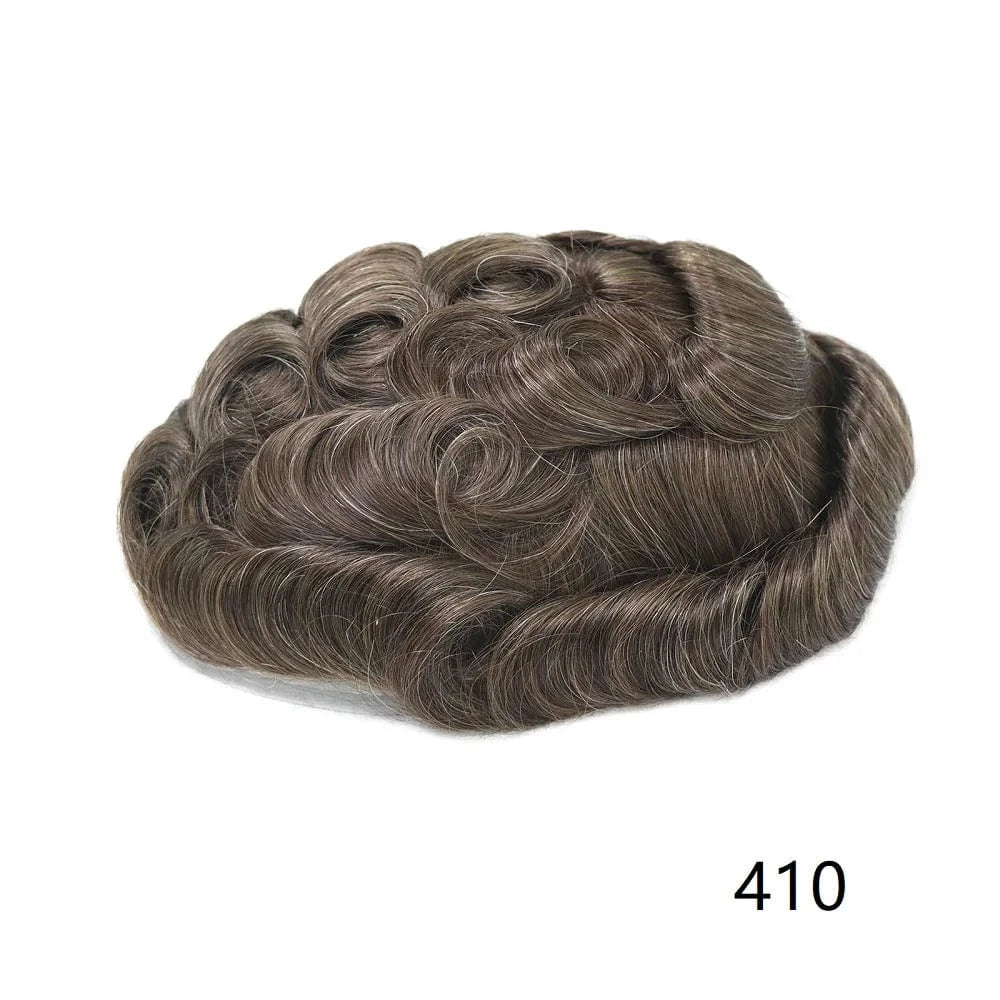 Wholesale Various Colors Sizes Front Lace Natural Indian Hair Toupee Man Pu Cap Hair Capillary Prosthesis For Men