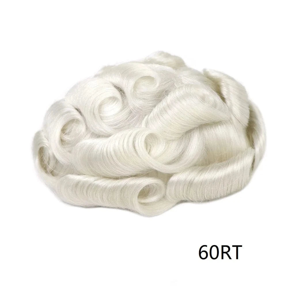 Wholesale Various Colors Sizes Front Lace Natural Indian Hair Toupee Man Pu Cap Hair Capillary Prosthesis For Men