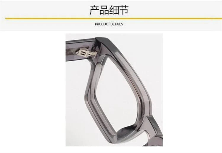 Wholesale Vintage Trendy 2024 handmade custom logo square oversized Oem high quality italian thick polarized acetate sunglasses