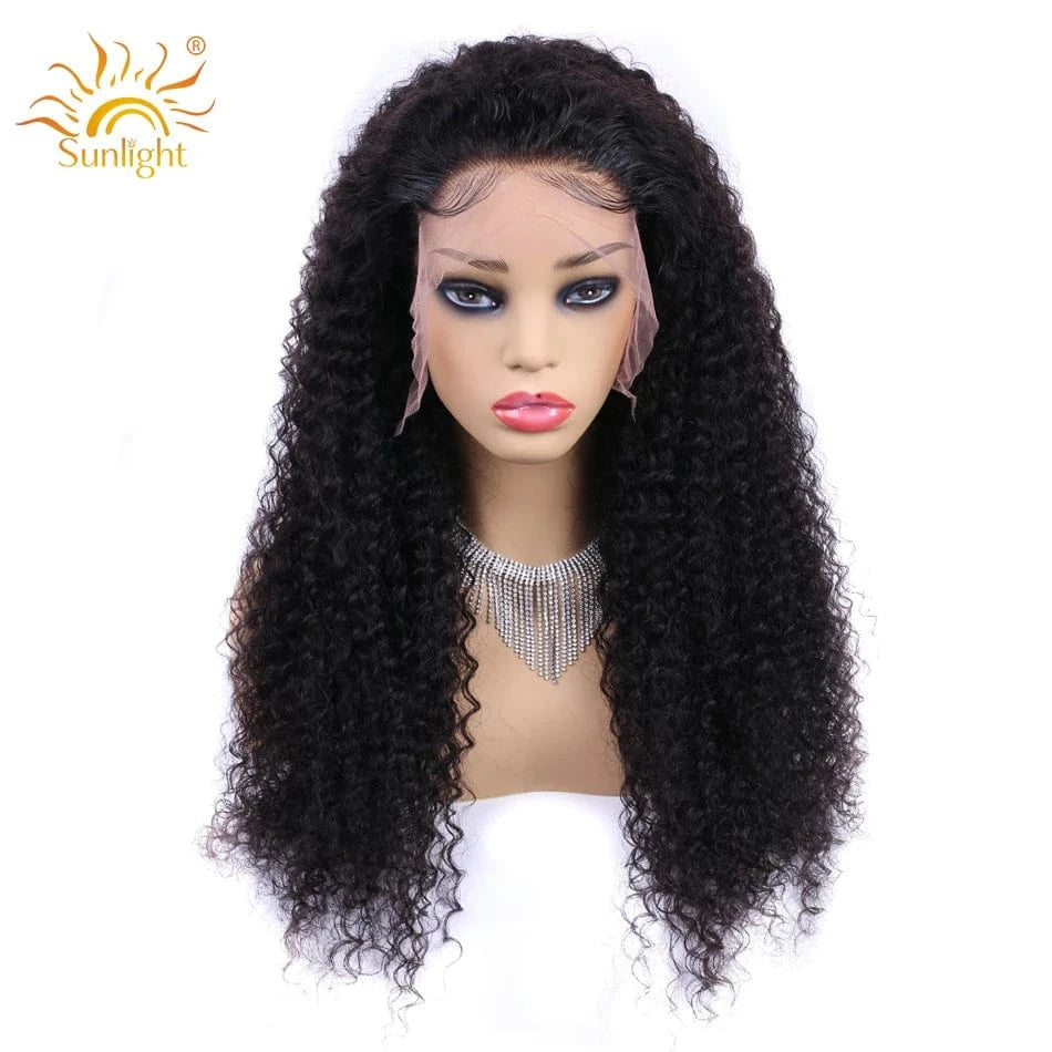 Wholesale virgin deep curly weave hair wig buying brazilian hair in china beauty stage 360 lace wig glueless curly recoolhair