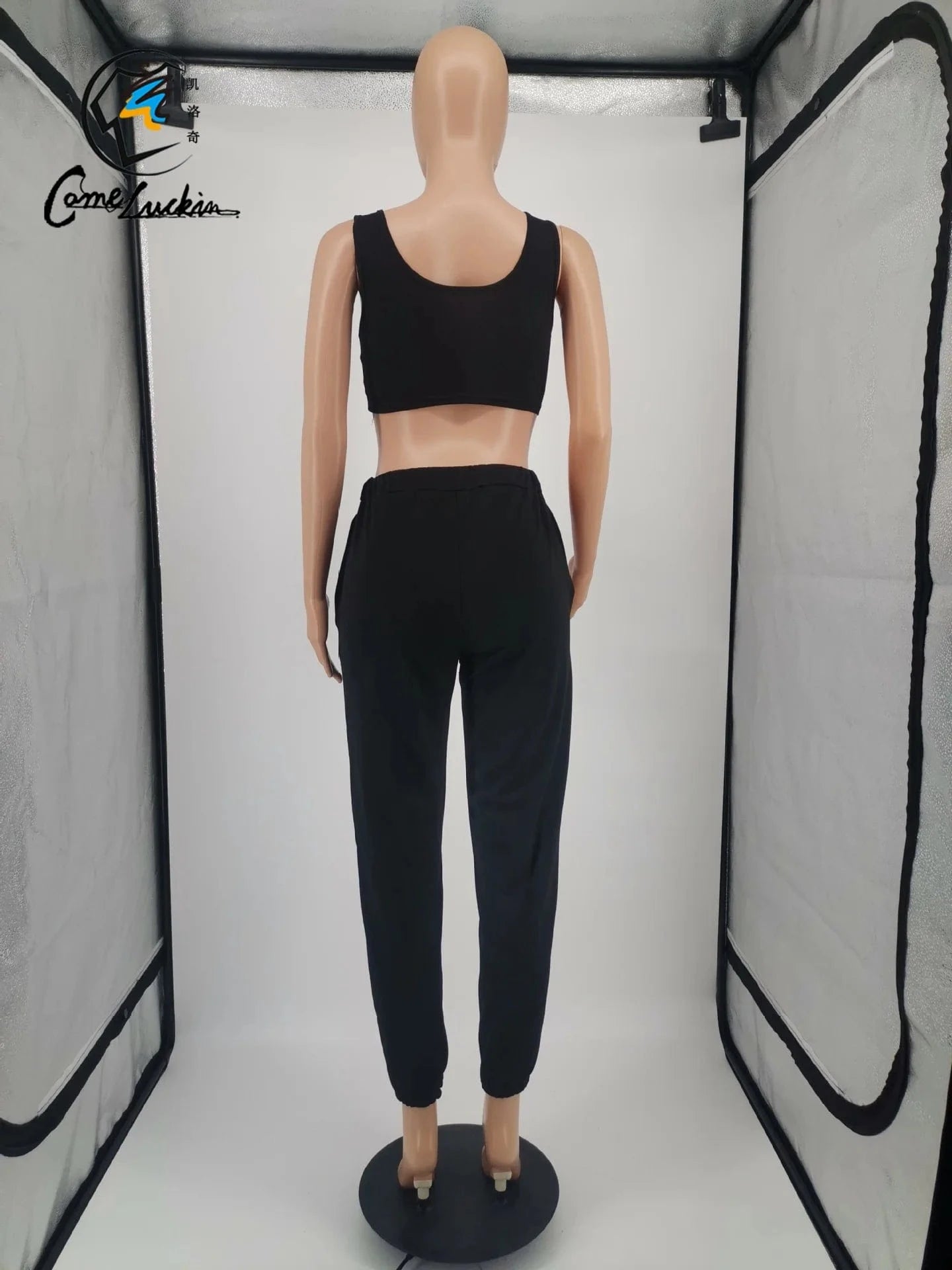 Wholesale Women Jogger Suits Set Summer Lounge Wear Custom Logo Sweat Pants Set Two Piece Pants Jogger Set Women