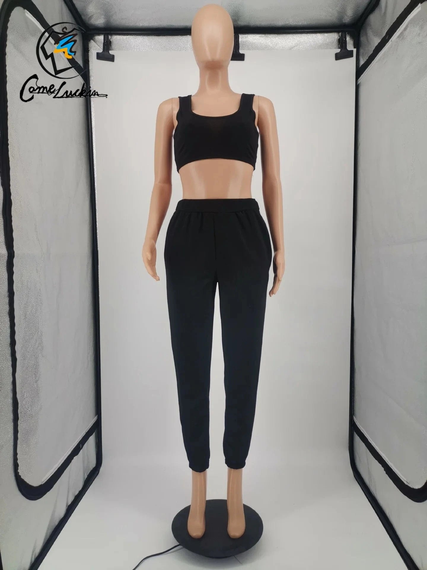 Wholesale Women Jogger Suits Set Summer Lounge Wear Custom Logo Sweat Pants Set Two Piece Pants Jogger Set Women