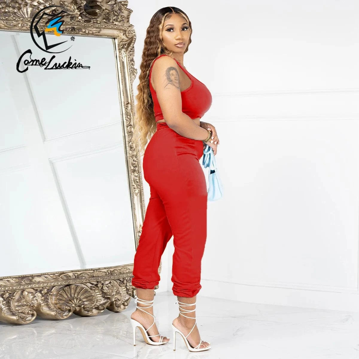 Wholesale Women Jogger Suits Set Summer Lounge Wear Custom Logo Sweat Pants Set Two Piece Pants Jogger Set Women