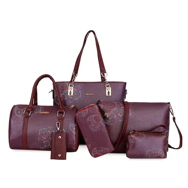 wine red Fashion Designer Purses And Handbags For Women Satchel Shoulder Bag Tote Bag For Work Clutch Purses