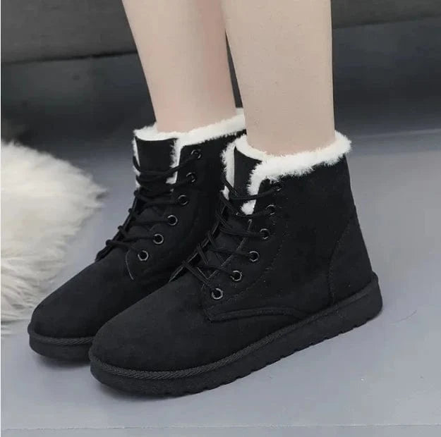 Winter Boots Women Snow Women Shoes Flat Heel Casual Winter Shoes Women Ankle Boots Plush Warm 36-43 New fashion ladies boots