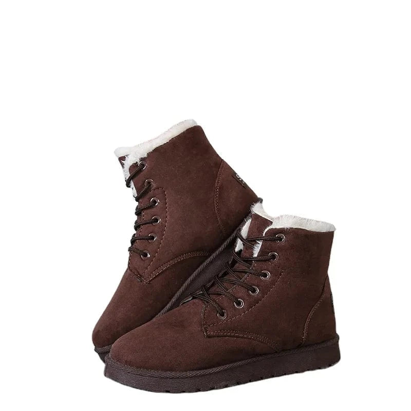 Winter Boots Women Snow Women Shoes Flat Heel Casual Winter Shoes Women Ankle Boots Plush Warm 36-43 New fashion ladies boots