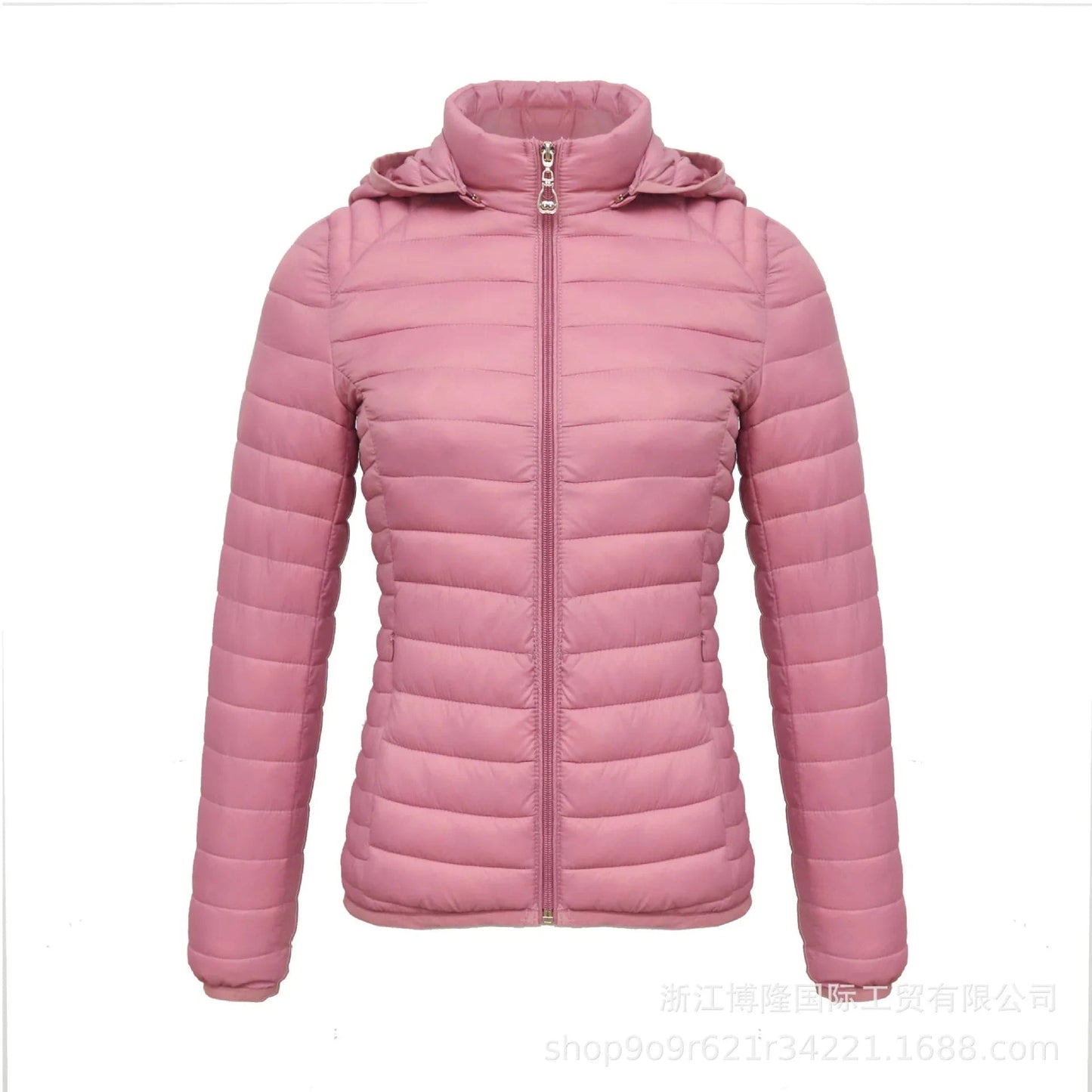 Winter Printed Coat with Hooded Woman Waterproof Warm Softshell puffer Jacket Sportswear Woven Polyester Lining Soft 2025
