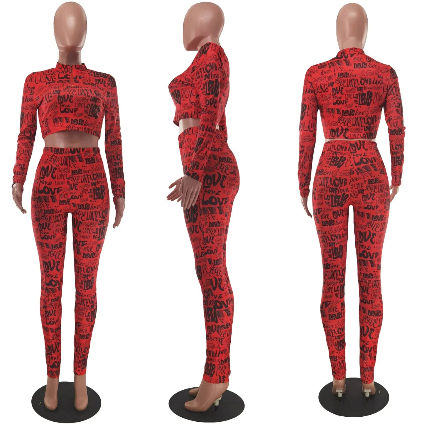 With Stretch Women Clothing Printing 2 Piece Set Casual Outfits Letter Two Piece Pants Set Fall 2022 Women Clothes