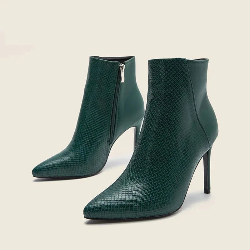 Women Autumn Winter High Heels Stiletto Ankle Boots Fashion Sexy Short Boots For Ladies