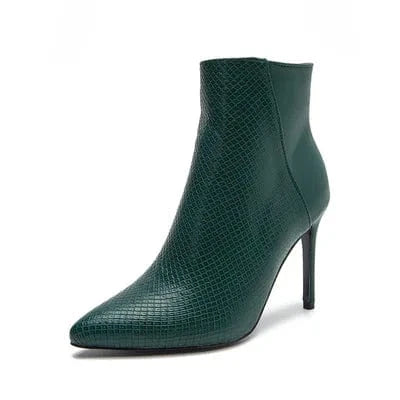 Women Autumn Winter High Heels Stiletto Ankle Boots Fashion Sexy Short Boots For Ladies