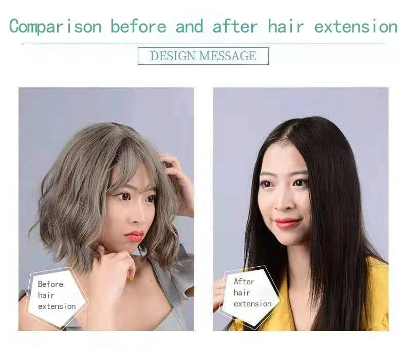 Women Bangs natural seamless hair wig Patch Replacement Piece Hair Block factory direct sale large amount of stock