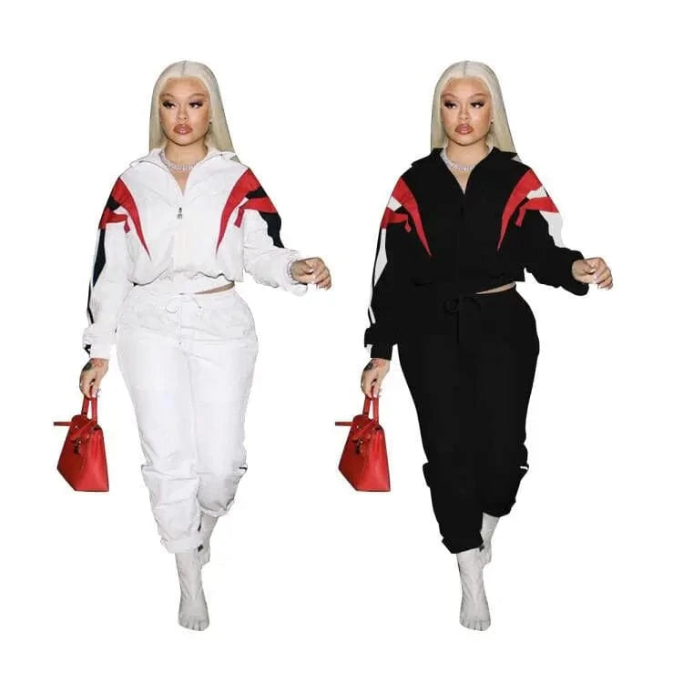 Women Boutique Tracksuit Coat Two Piece Fall Set Casual Clothing Jogger 2 Pieces Pants Sets for Fall 2022 Women Clothes