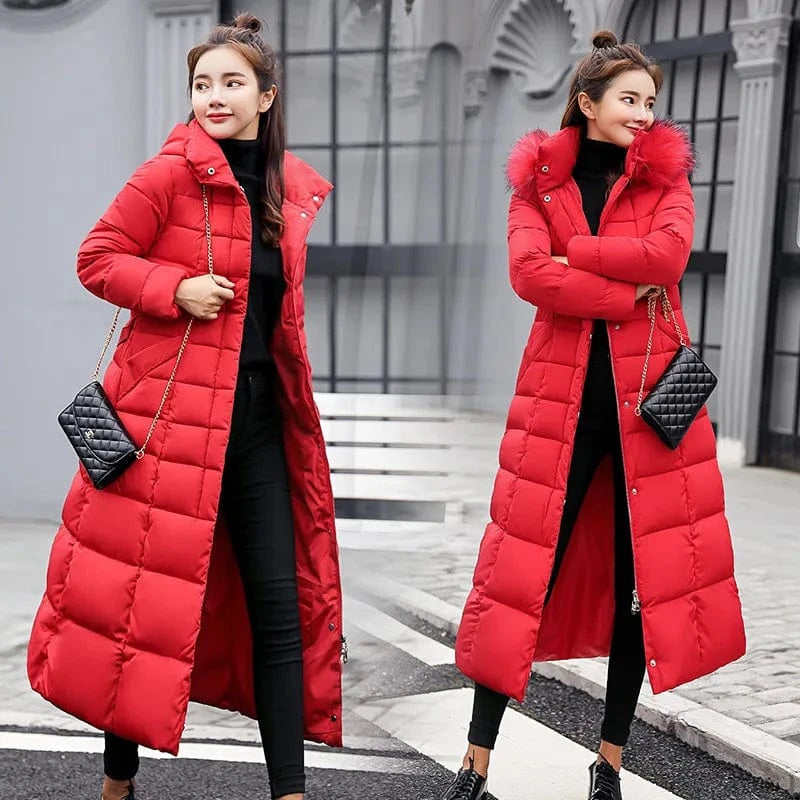 Women Clothing Winter Jacket Women Parkas Long Coat Female Hooded Clothes Korean Style Coats Mujer Chaqueta