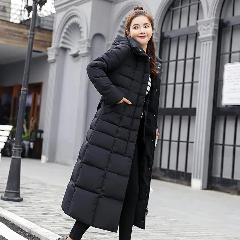 Women Clothing Winter Jacket Women Parkas Long Coat Female Hooded Clothes Korean Style Coats Mujer Chaqueta
