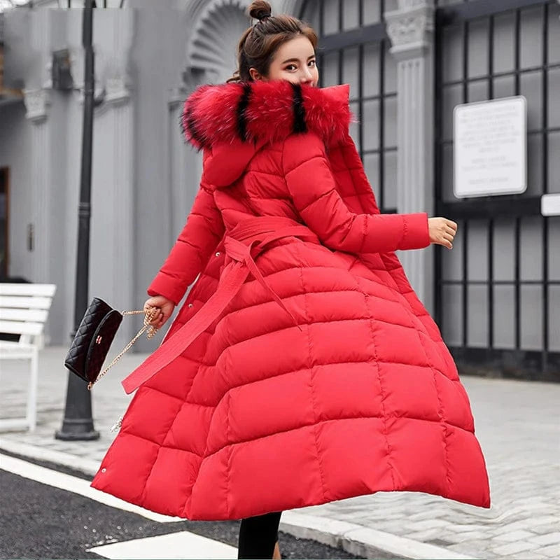 Women Clothing Winter Jacket Women Parkas Long Coat Female Hooded Clothes Korean Style Coats Mujer Chaqueta