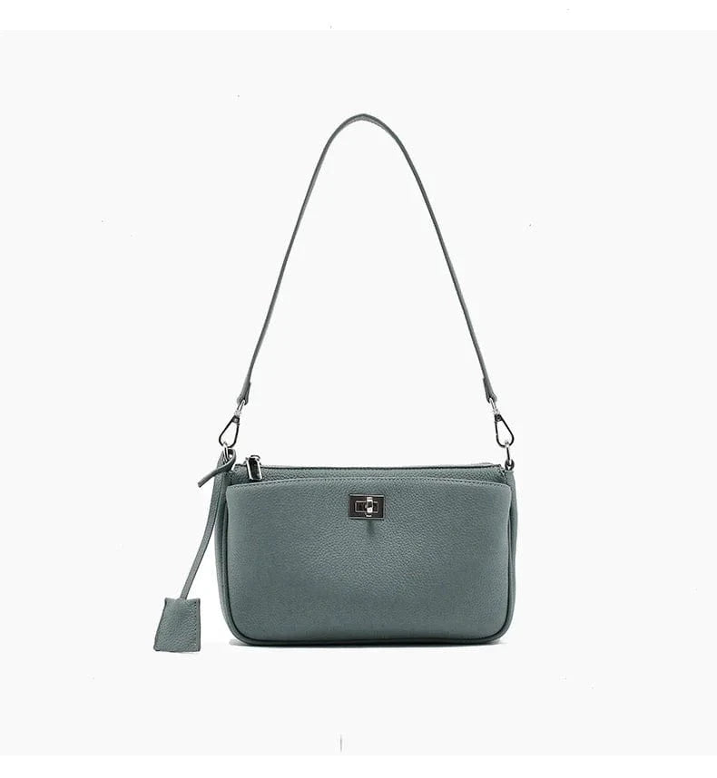 Women Cow Real Leather Shoulder Bags Ladies Natural Cowhide Fashion Retro Handbags Female Designer Luxury Crossbody Bag for Lady