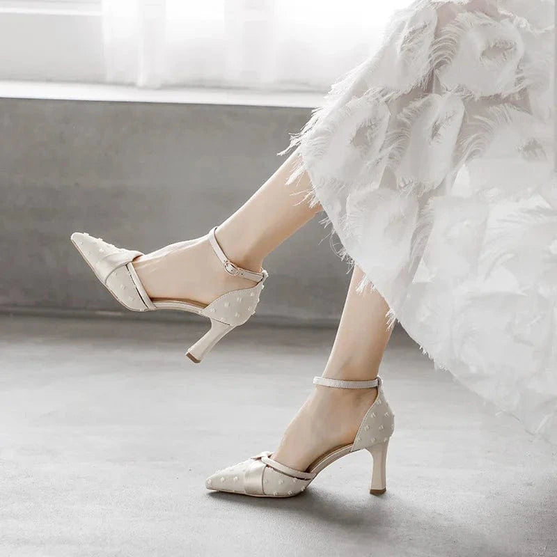 Women Fashion Casual Summer Office Dress Shoes Block Heeled Sandals For Ladies Formal Party Shoes