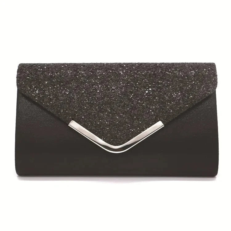 Women Glitter Sequins Envelope Evening Bag Sparkle Evening Clutch Handbag Women Evening Bag