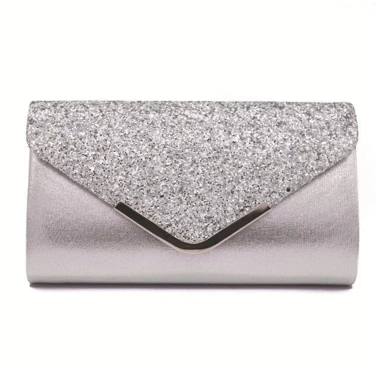 Women Glitter Sequins Envelope Evening Bag Sparkle Evening Clutch Handbag Women Evening Bag