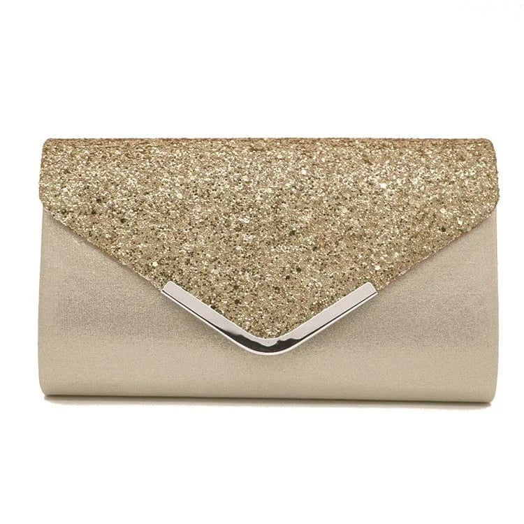 Women Glitter Sequins Envelope Evening Bag Sparkle Evening Clutch Handbag Women Evening Bag