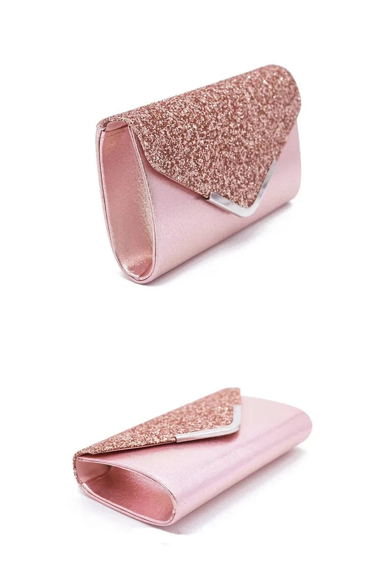 Women Glitter Sequins Envelope Evening Bag Sparkle Evening Clutch Handbag Women Evening Bag