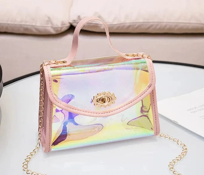 Women Jelly bag handbags silicone/PVC shoulder handbag Radium radiation jelly bag luxury ladies woman hand bags candy jelly