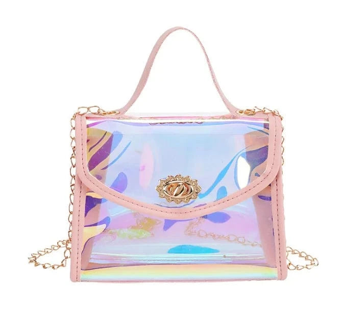 Women Jelly bag handbags silicone/PVC shoulder handbag Radium radiation jelly bag luxury ladies woman hand bags candy jelly