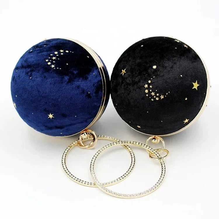 Women Prom Round Clutch Evening Bag Most Popular Luxury for Lady Single Accept Customized Logo Handmade Famous Designer Velvet