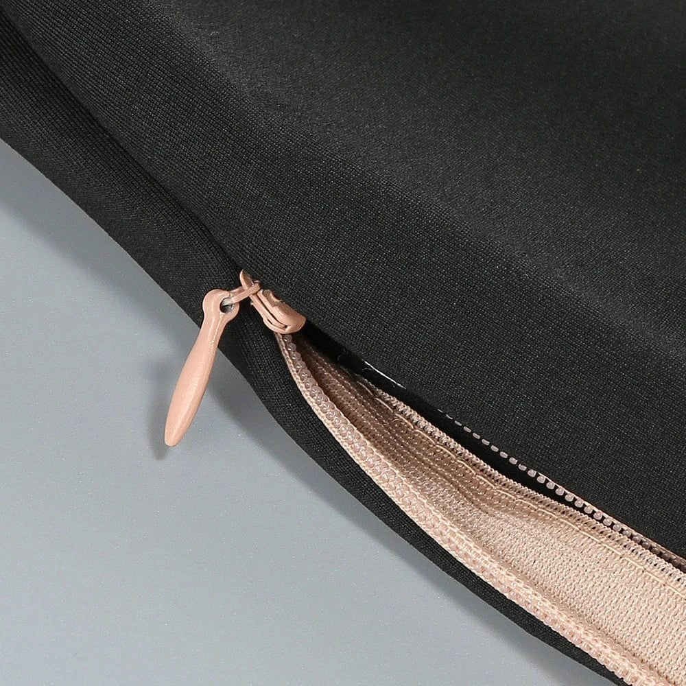 Women's 2025 Sexy Long Sleeve Mesh Ankle-Length Dress Celebrity Sheer Elegant Cut Out Details for Party Evening Club Vestido